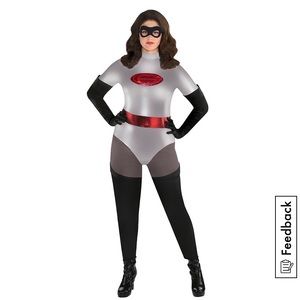 PLUZ SIZE ELASTIGIRL COSTUME